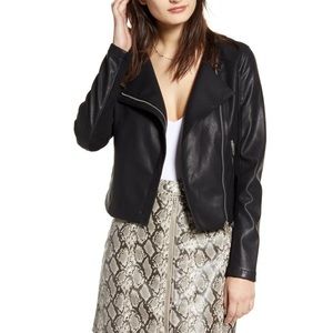 Faux leather Moto jacket